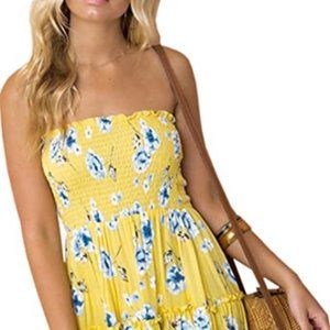 Women's Floral Beach Summer print Dress Mini
